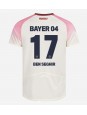 Bayer Leverkusen Eliesse Ben Seghir #17 Venkovní Dres 2025-26 Krátký Rukáv Bayer Leverkusen Eliesse Ben Seghir #17 Venkovní Dres 2025-26 Krátký Rukáv